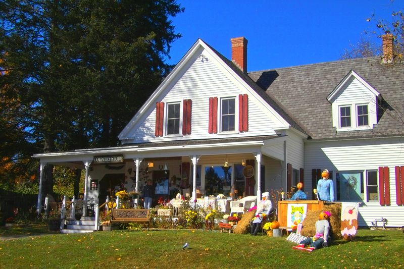 Browse locally owned village shops