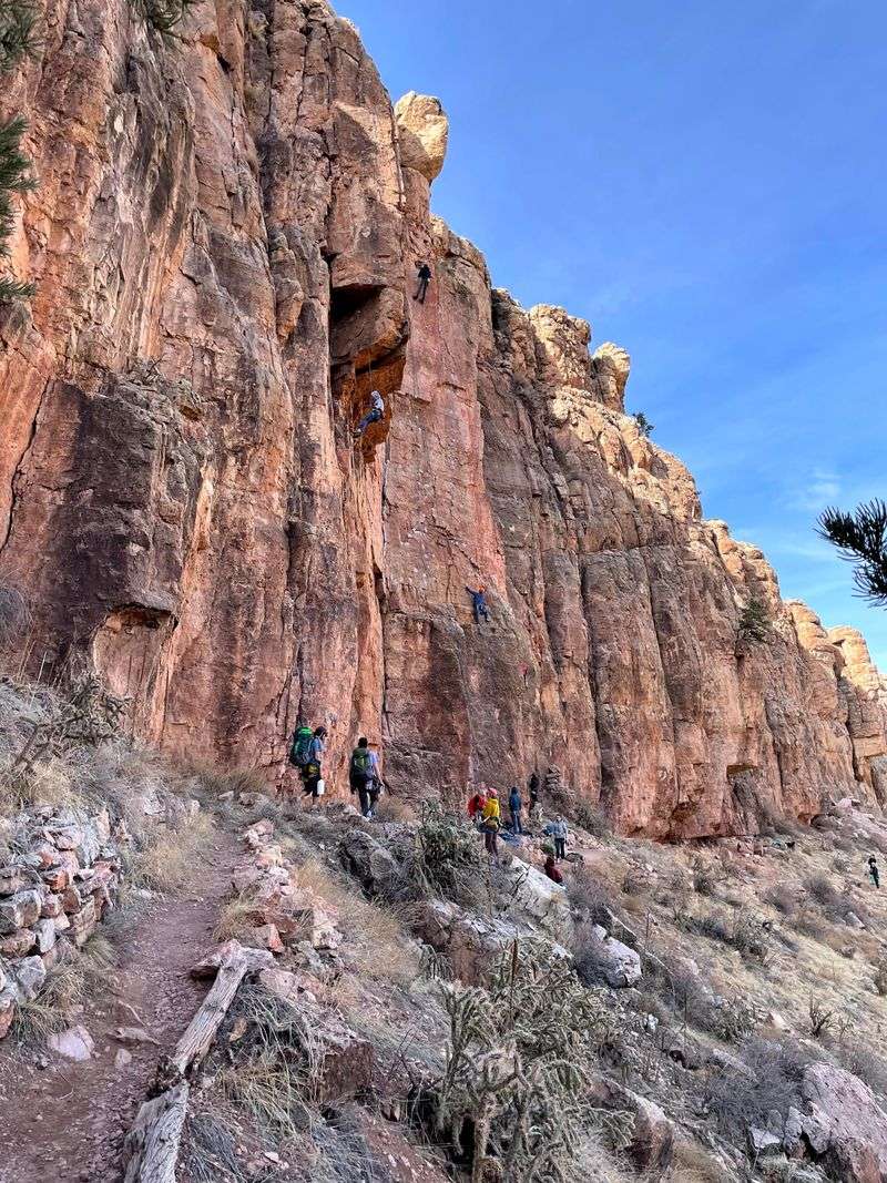 Rock Climbing Granite Walls