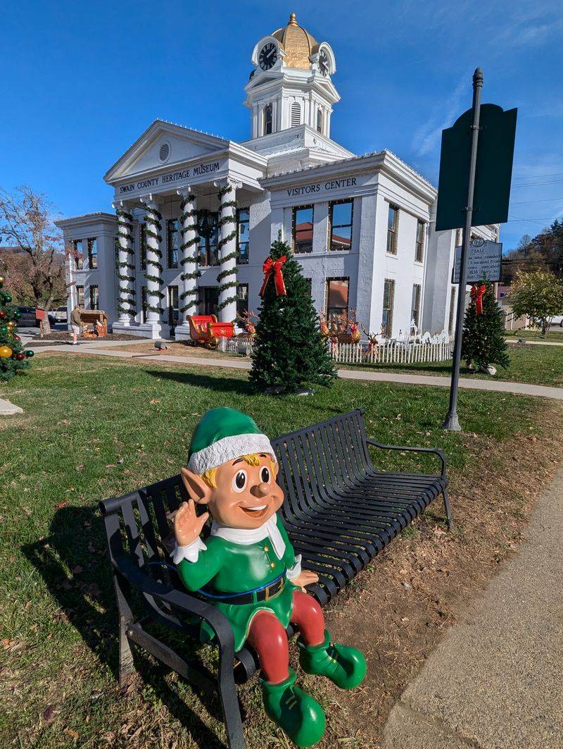 Evening Glow At Swain County Heritage Museum