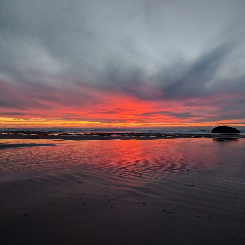 Golden hour to blue hour transitions