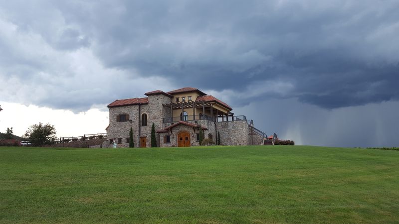 Yadkin Valley wine country roads between Elkin and Dobson