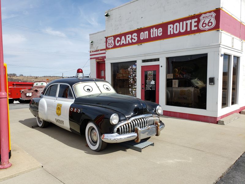 Cars on the Route, Galena, Kansas