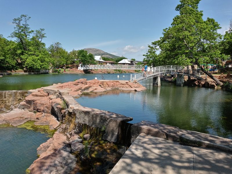 Medicine Creek's Gentle Flow Through Town