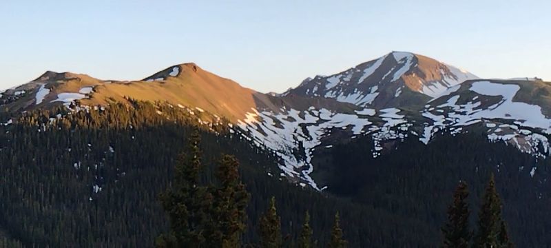 Stunning Alpine Scenery Surrounds the Ghost Town