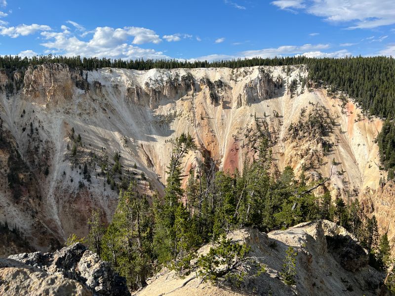 Artist Point at Yellowstone Canyon
