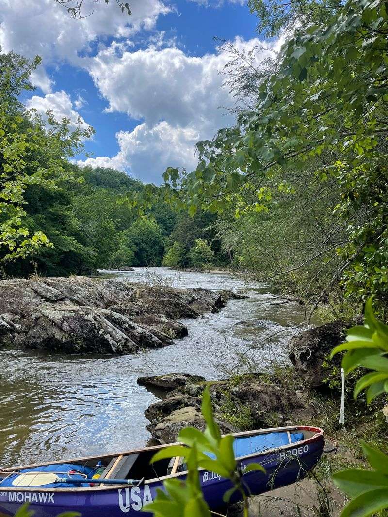 Riverside Calm Along The Tuckasegee
