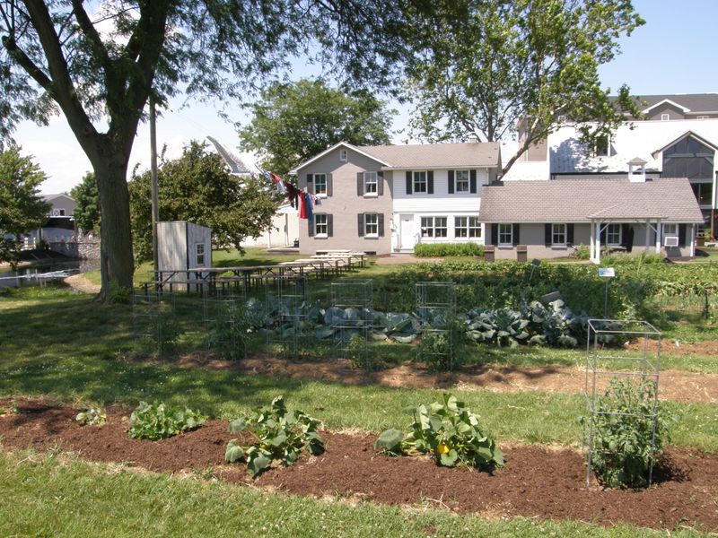 Meticulously Maintained Gardens and Farmland