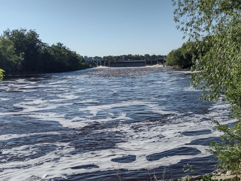 Twilight Strolls Along The Frozen Riverfront
