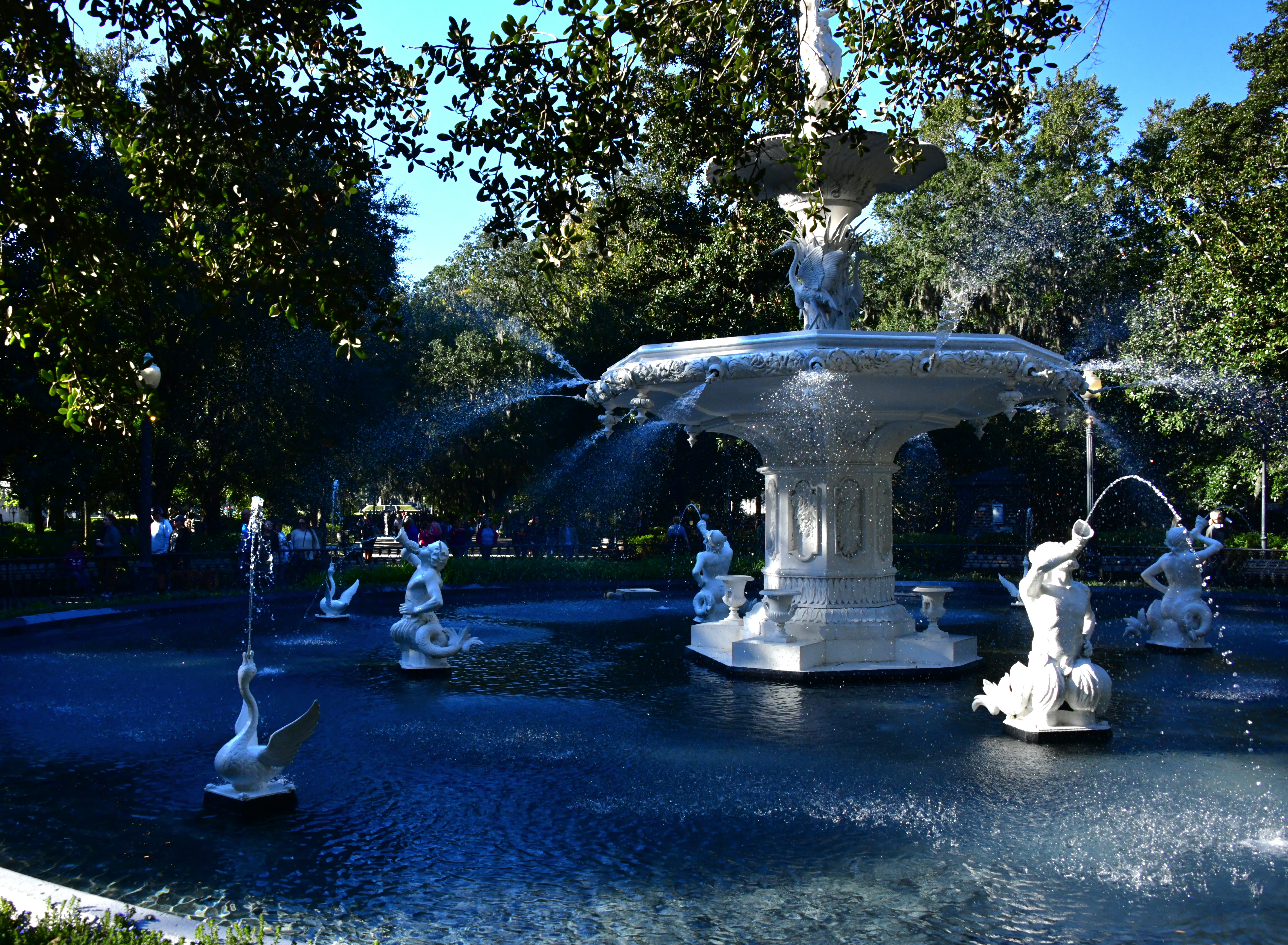 Shaded Squares That Appear Like Secret Outdoor Rooms