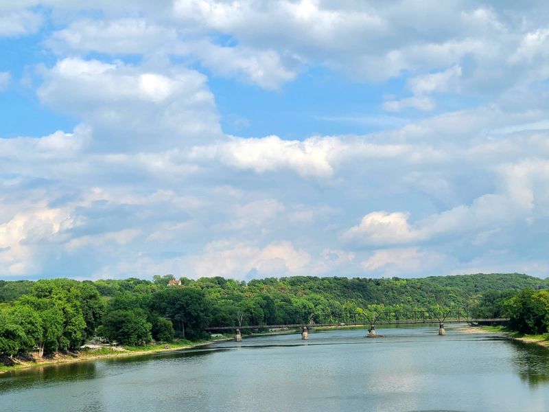 Des Moines River Bridge At Keosauqua