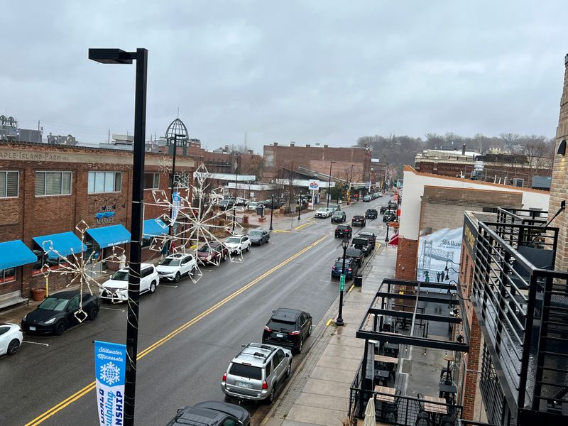Historic Main Street With Victorian Architecture