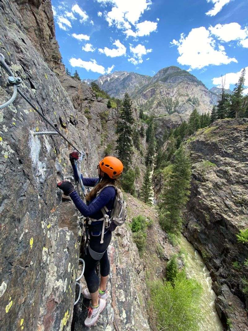 The Via Ferrata Adventure Above the Ice