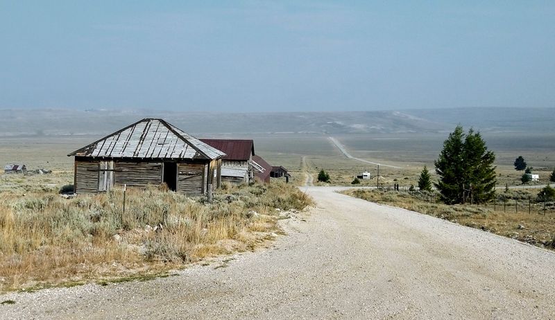 First Glimpse Along the Gravel Approach