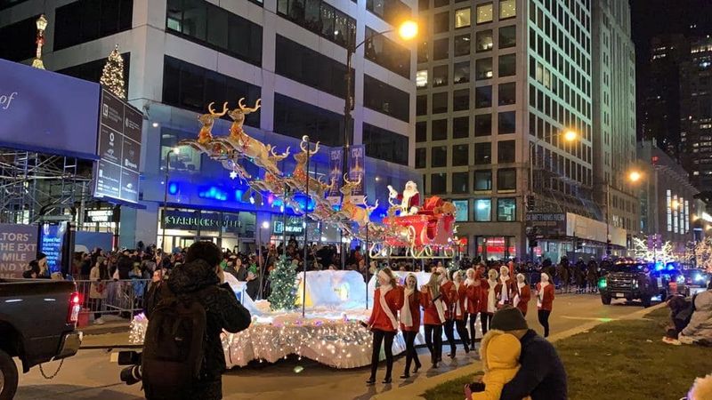 The grand lighting kickoff