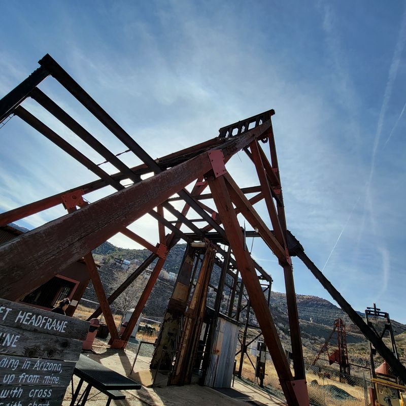 Audrey Headframe Park and glass platform