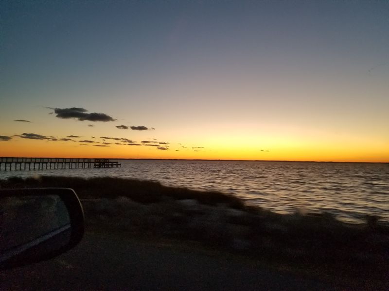 Nags Head Pier Silhouette