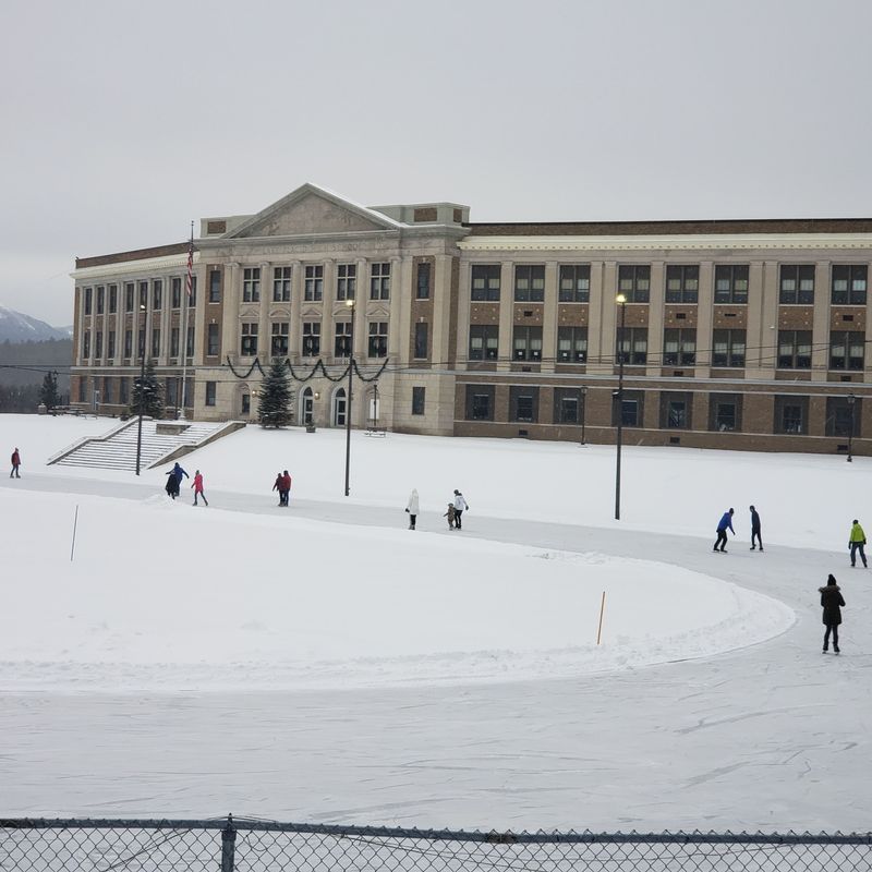 Speed Skating Oval Glow Night