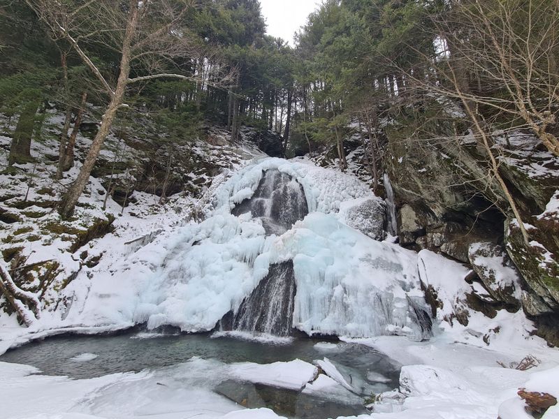 Moss Glen Falls in Stowe