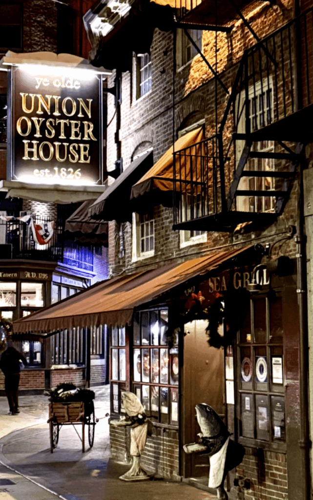 Have a real Boston seafood meal at Union Oyster House, here since 1826!