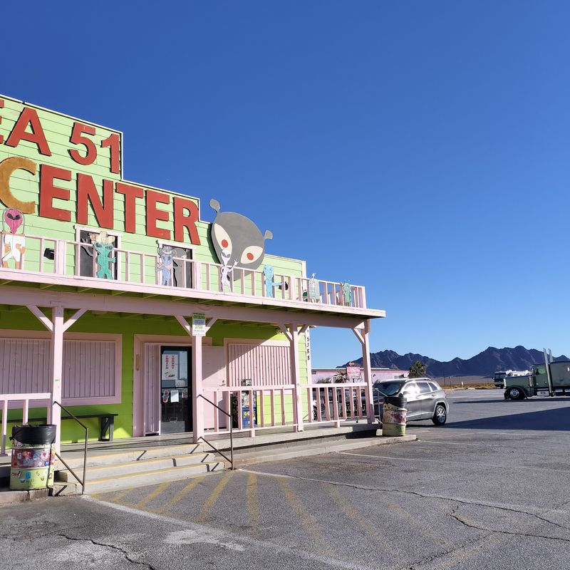 Area 51 Alien Center Murals