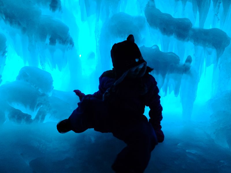 Cross-Country Night Skiing Glow