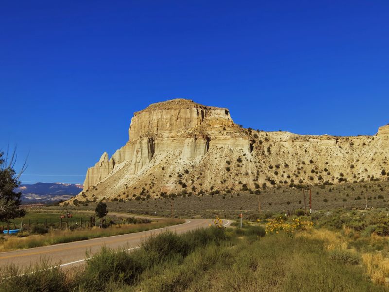 Utah Scenic Byway 12 As It Passes Through Escalante