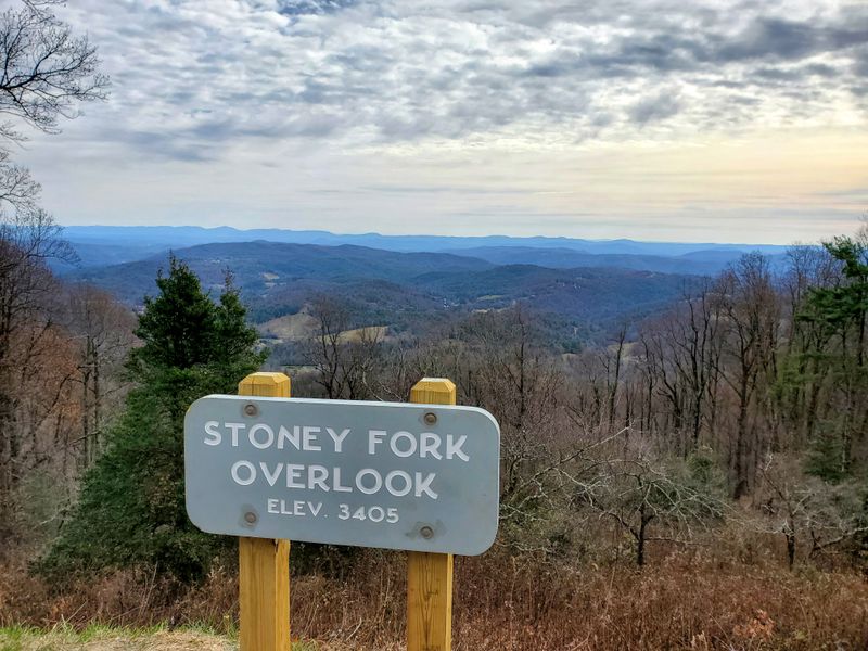 Blue Ridge Parkway Overlook Pull Overs, Blue Ridge Mountains