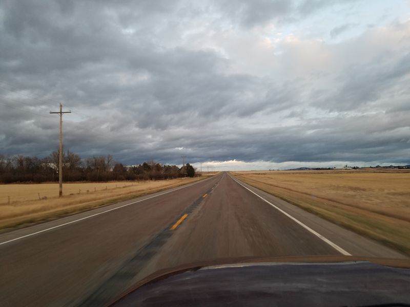 US-87 Toward Great Falls And The Open Plains