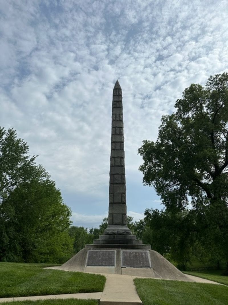 The Old Alton Cemetery With Its Distinctive Layout