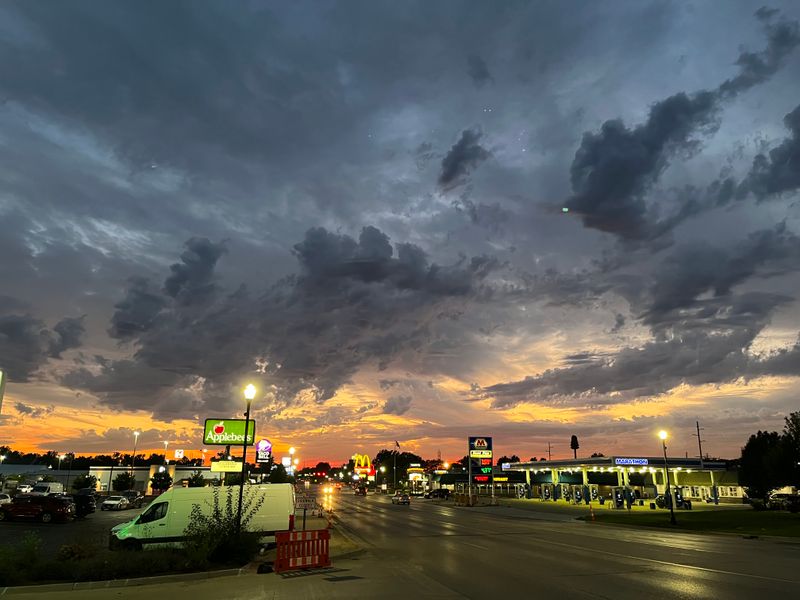 Lunch in a Small-Town Main Street Café