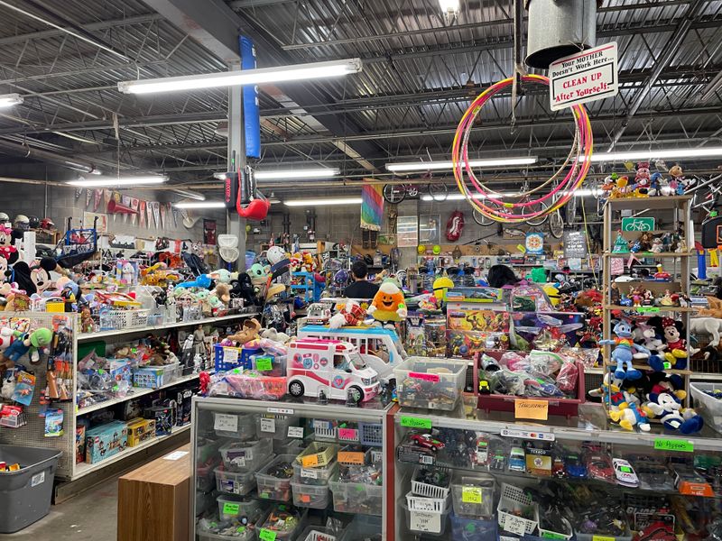 Services and surprises tucked between stalls