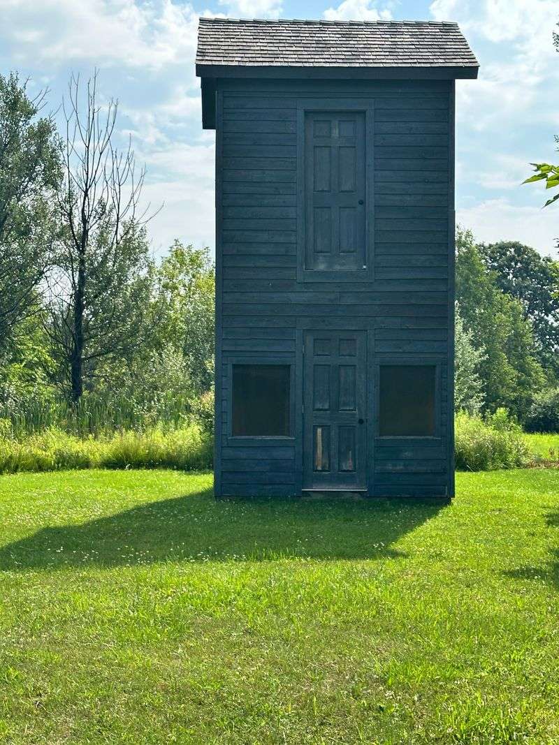The Two-Story Outhouse, Cedar Lake