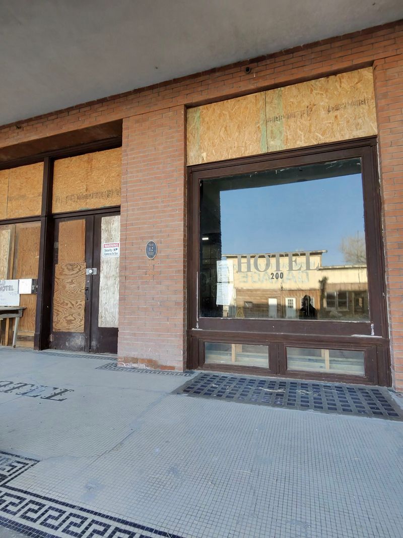 Historic Goldfield Hotel Facade And Ongoing Stabilization