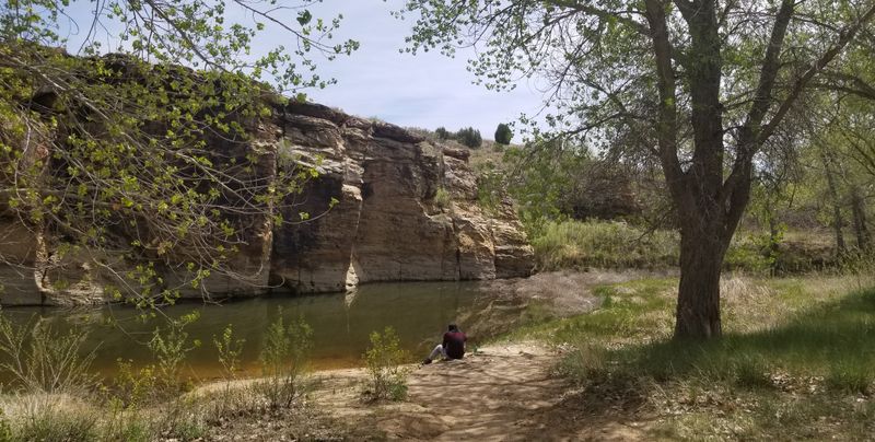 Lake Etling Trails and Desert Light