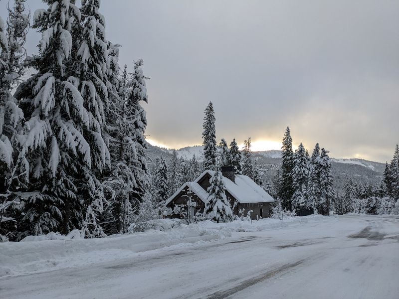 Stop 1: Government Camp, Tiny Village And Deep Snow