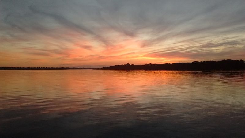 Atlantic Beach Sunset Over Bogue Sound
