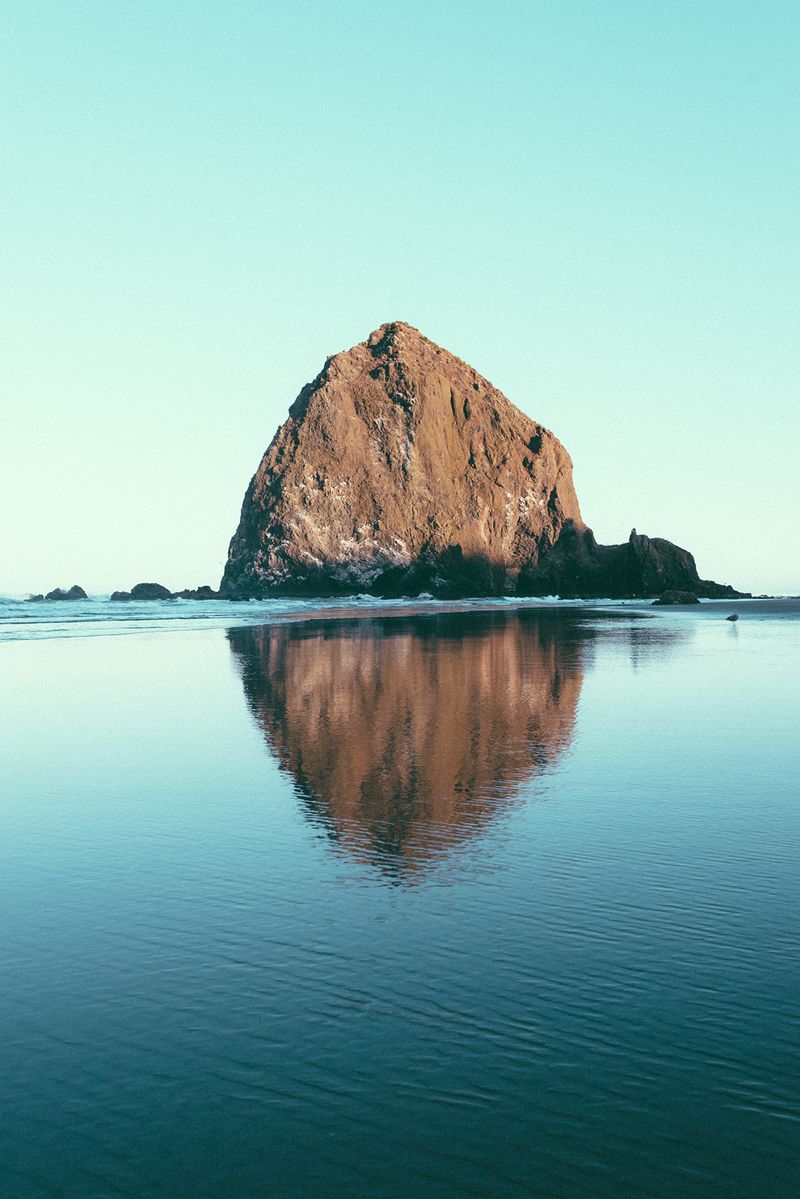Haystack Rock at Low Tide
