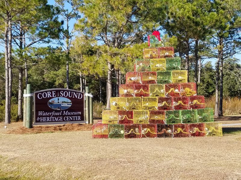 Harkers Island Harbor Morning and Core Sound Waterfowl Museum