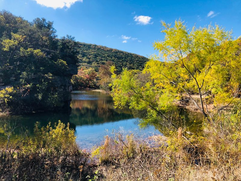 Lost Maples Roadside Canyon