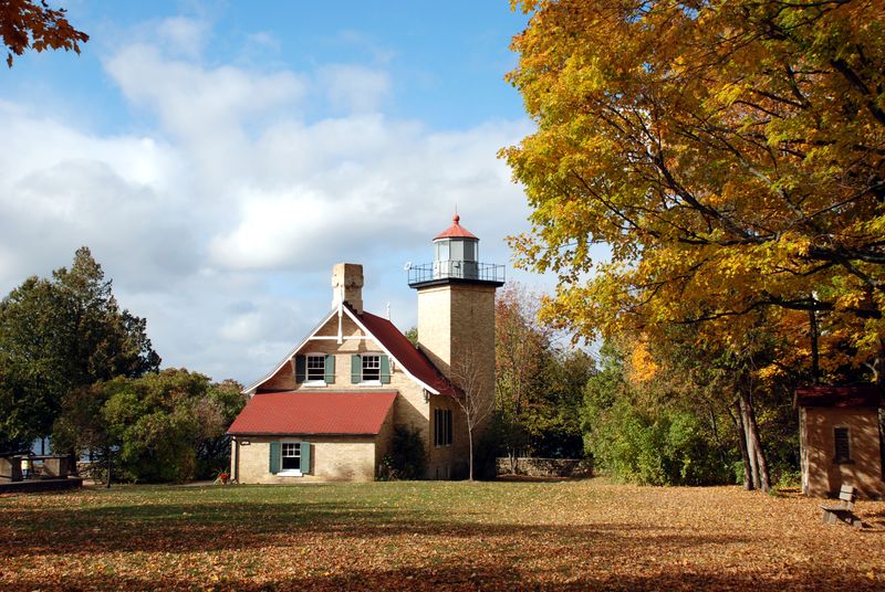 Sunset Views from Eagle Bluff Lighthouse