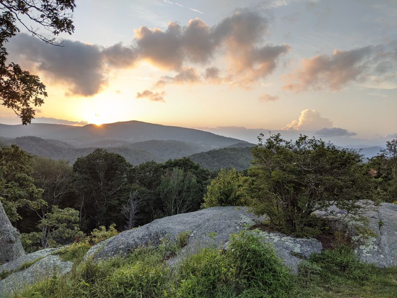 Mountain scenery that frames every morning