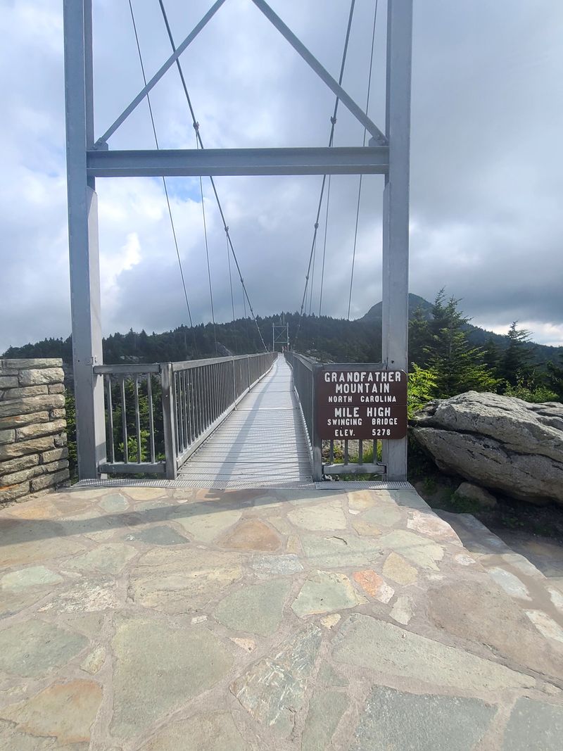 Grandfather Mountain Pull Offs and Bridge Views, Linville