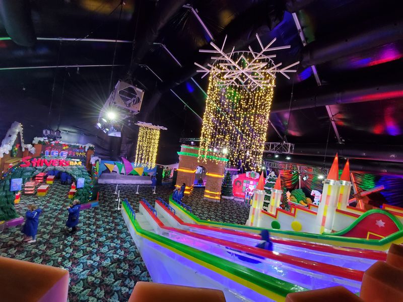 Rink, slides, and easy seasonal play