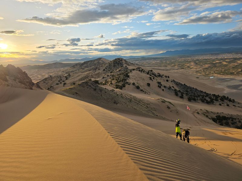 Sandboarding the Little Sahara's Massive Dunes