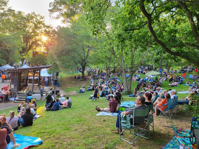 End the Weekend in Saxapahaw on the Haw River