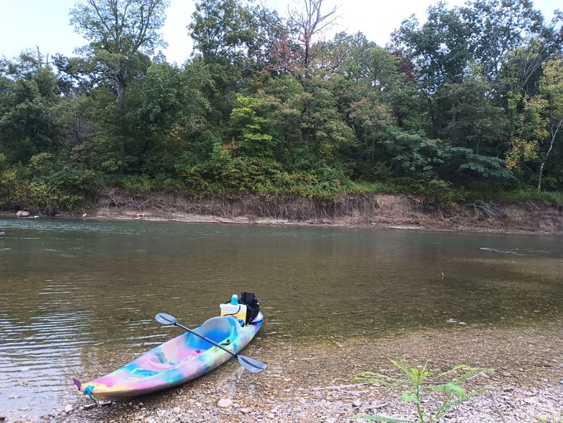 Kayaking the Illinois River