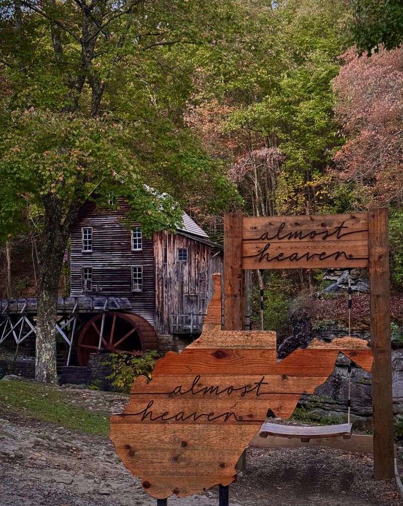 Glade Creek Grist Mill Falls – Babcock State Park, Clifftop