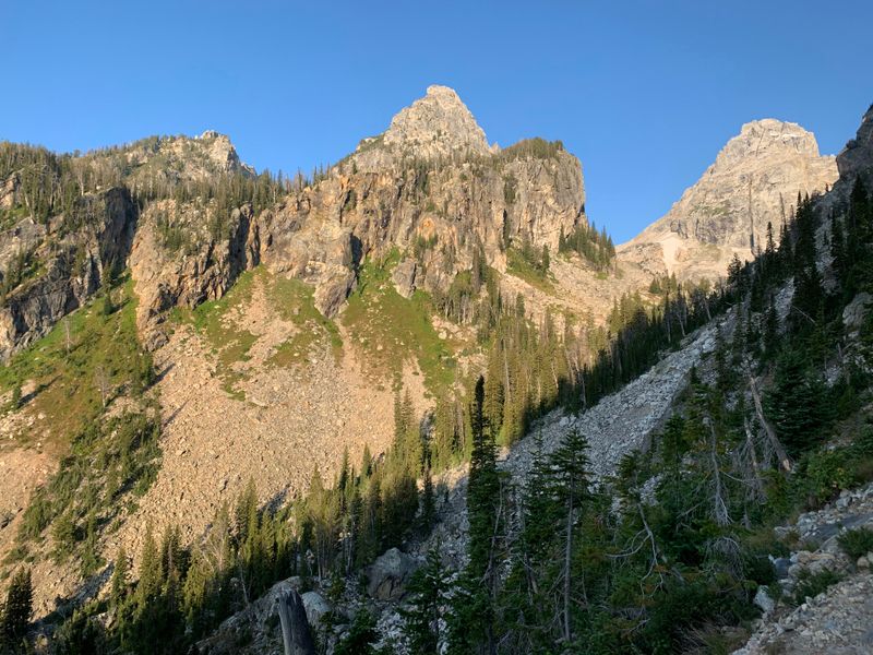 Grand Teton Peak via Lupine Meadows
