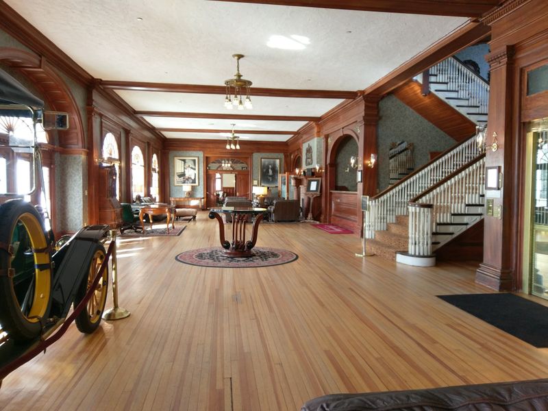 A Lobby That Gathers Stillness After Dark