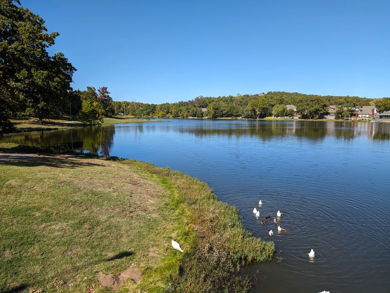 Sand Springs Lake Park At The Streetcar End
